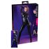 Cottelli - Glanzend Lange Mouw Party Catsuit (Zwart)