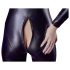 Cottelli - Glanzend Lange Mouw Party Catsuit (Zwart)