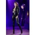 Cottelli - Glanzend Lange Mouw Party Catsuit (Zwart) - M