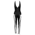 Cottelli Party - halter jumpsuit met veter (zwart)