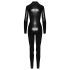 Noir - Lange jumpsuit met slangenprint (zwart) - XL