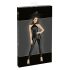 Noir - Glanzend Jumpsuit met Ritssluiting (Zwart) - M