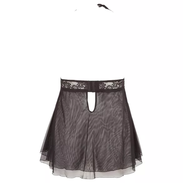 Cottelli Plus Size - babydoll jurk - kanten - zwart