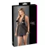 Cottelli Plus Size - babydoll jurk - kanten - zwart - 4XL