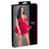 Cottelli Plus Size - babydoll - kant - rood - 2XL