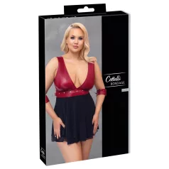 Cottelli Bondage Plus Size - babydoll (rood)