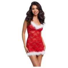 Cottelli - kerst minijurk (rood) - L/XL