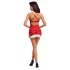Cottelli - kerst mini-jurkje (rood) - L/XL
