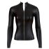Cottelli - glanzend zwart dames shirt met lange mouwen