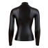 Cottelli - glanzend zwart dames shirt met lange mouwen
