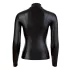 Cottelli - dames shirt met lange mouwen - glans - zwart - L
