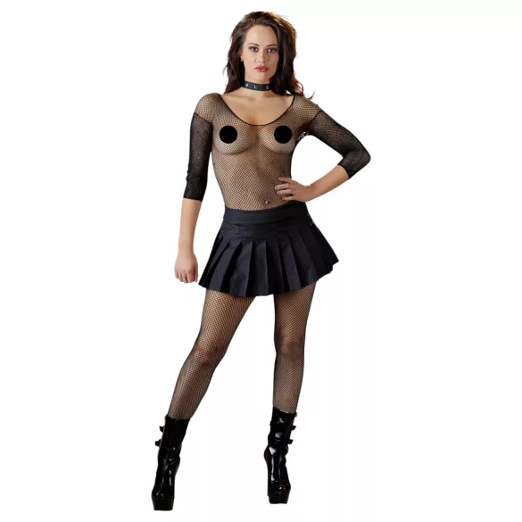 Cottelli - plissé minirok - zwart