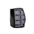 Cottelli - minirok met gesp - glanzend - zwart - M