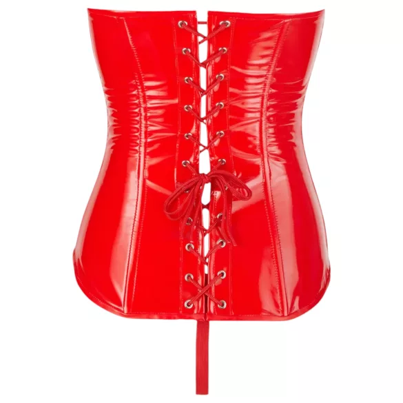 Black Level - vinyl corset - rood - S