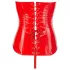 Black Level - vinyl corset - rood - M