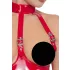 Black Level - open body met halternek - rood - M