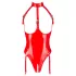 Black Level - open body met halternek - rood - M