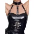 Black Level - body met halsband - zwart - L