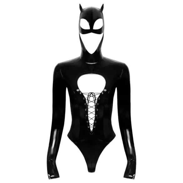 Black Velvets - bodysuit met lange mouwen - zwart - Batwoman - XL