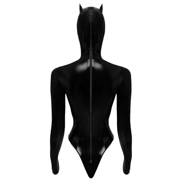 Black Velvets - bodysuit met lange mouwen - zwart - Batwoman - XL