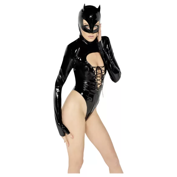 Black Velvets - bodysuit met lange mouwen - zwart - Batwoman - XL