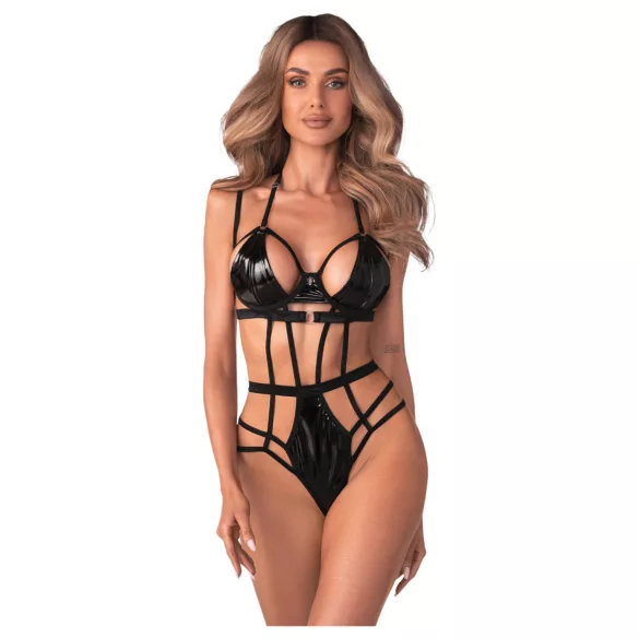Obsessive Keira - body met bandjes - zwart