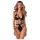 Obsessive Keira - body met bandjes - zwart - L/XL