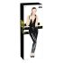 Black Level - glanzend catsuit met rits (zwart)