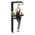 Black Level - catsuit met rits - glanzend vinyl - zwart - S