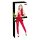 Black Level - Mouwloze Rits Catsuit (Rood)