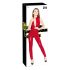 Black Level - mouwloze jumpsuit met rits (rood)