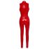 Black Level - mouwloze jumpsuit met rits (rood)