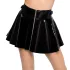 Black Level - latex minirok - zwart