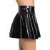 Black Level - latex minirok - zwart