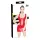 Black Level - lak mini-jurk met vetersluiting - rood