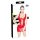 Black Level - Lak Jurkje Met Veters (Rood) - M