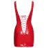 Black Level - Lak Jurkje Met Veters (Rood) - M