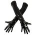 Black Level - glanzende lak handschoenen (zwart)