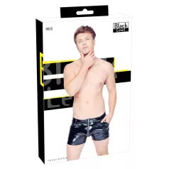   Black Level - heren boxershort met zijzak - lakleer - zwart - M