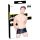 Black Level - heren short met ritssluiting (zwart)