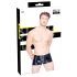 Black Level - heren short met ritssluiting (zwart)