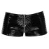 Black Level - heren short met ritssluiting (zwart) - M