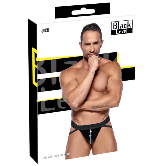 Black Level – jockstrap met rits (zwart)
