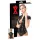LATEX - dames top met korte mouwen en rits - zwart - XL