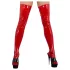 LATEX - dames kousen - rood - latex