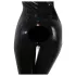 LATEX - dames catsuit met lange mouwen - zwart