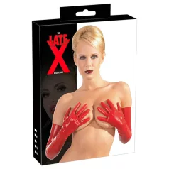 Late X lange, unisex handschoen (rood) - M