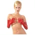 LATEX - lange unisex handschoenen - rood - L