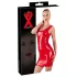 LATEX - latex minijurk zonder mouwen - rood - XL