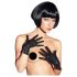 LATEX - korte unisex handschoenen (zwart) - M
